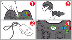 подключить джойстик Xbox 360 к компьютеру через ресивер
