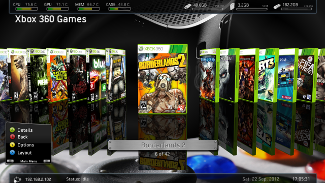 Библиотека игр Xbox 360 с Freeboot